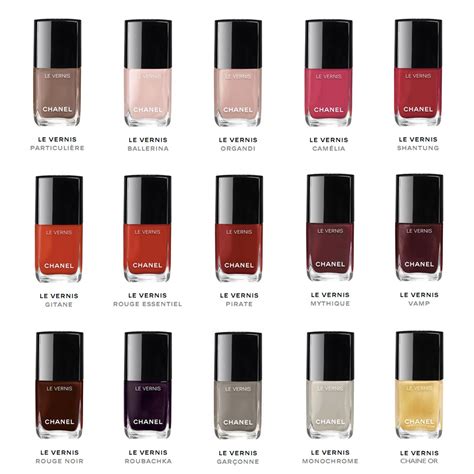 chanel nail varnish cheap|chanel nail polish colour chart.